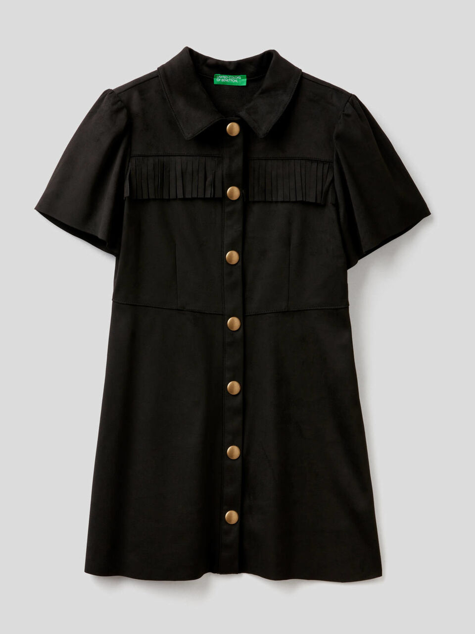 Robe chemisier avec franges image number 1