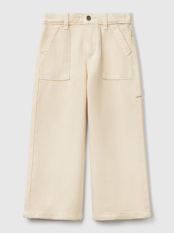 Pantalon fluide à jambe droite Filles