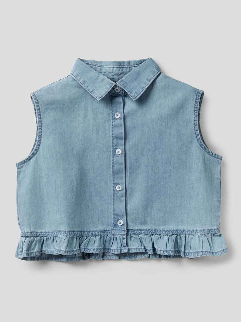 Blouse sans manches avec ruches image number 1