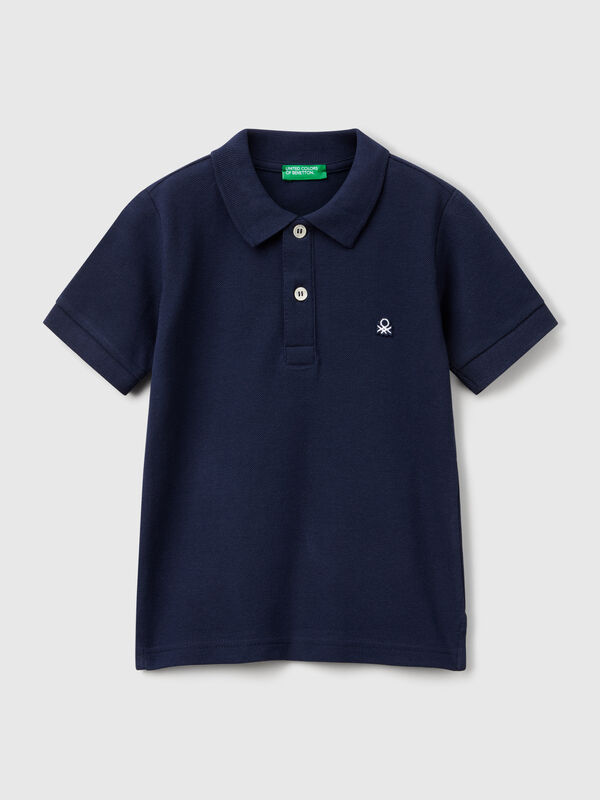 Polo à manches courtes en pur coton Garçon