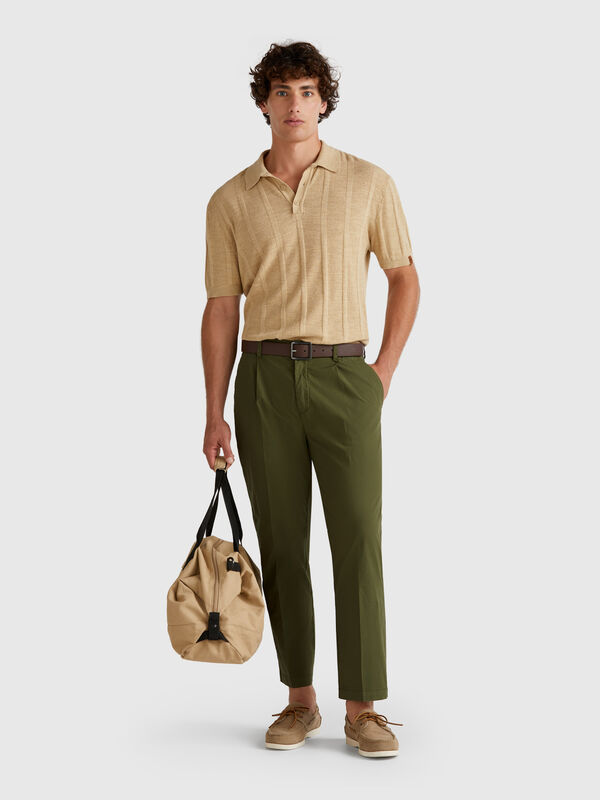 Pantalon léger en coton Homme