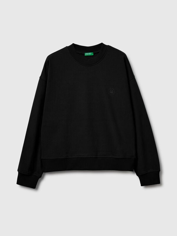 Sweat-shirt en coton mélangé Femme