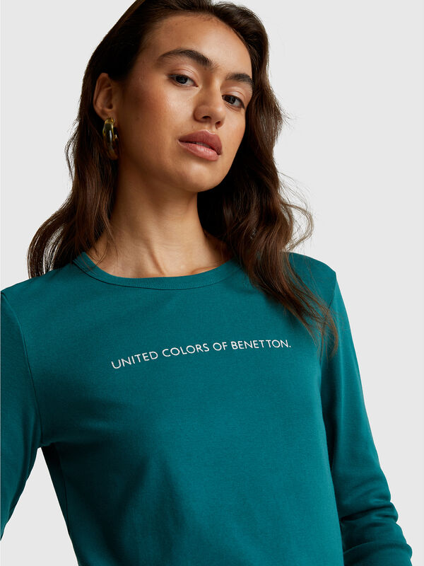 T-shirt à manches longues 100 % coton T-shirt à manches longues 100 % coton Femme
