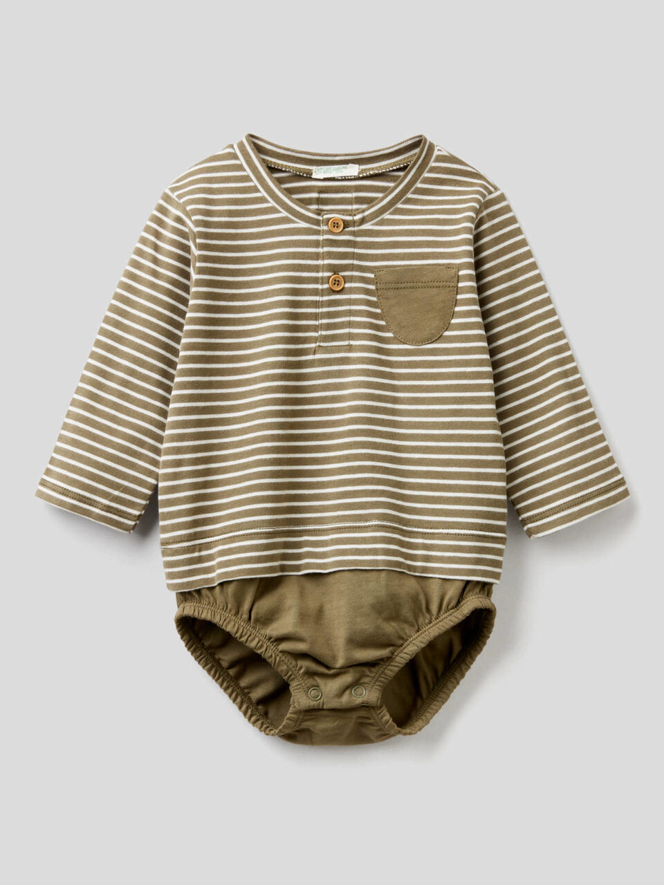 Body effet t-shirt en coton bio image number 1