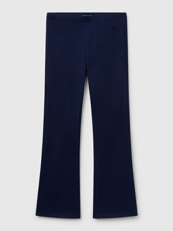 Legging évasé en coton stretch Filles