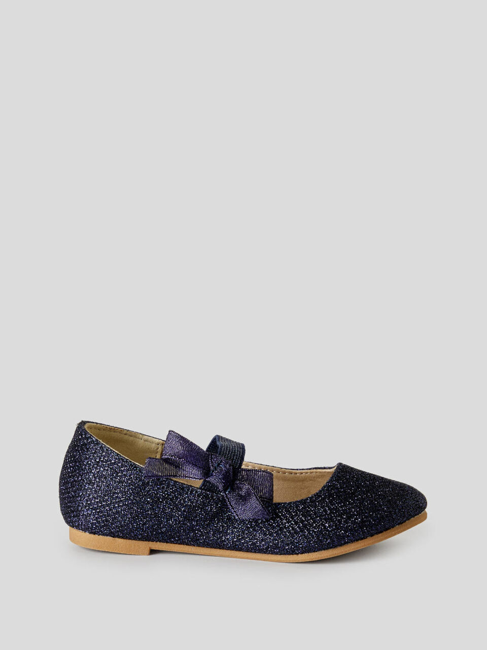 Ballerines en tissu de lurex image number 1