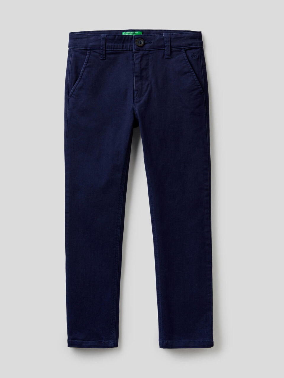 Pantalon coupe slim en coton stretch image number 1
