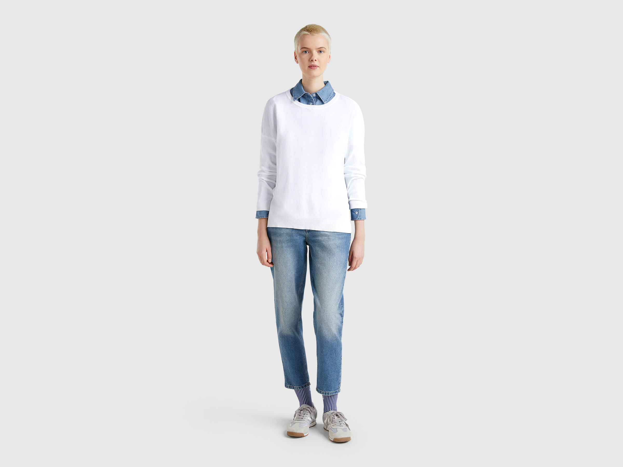 BOAT-NECK SWEAT.L/S Femme image number 2