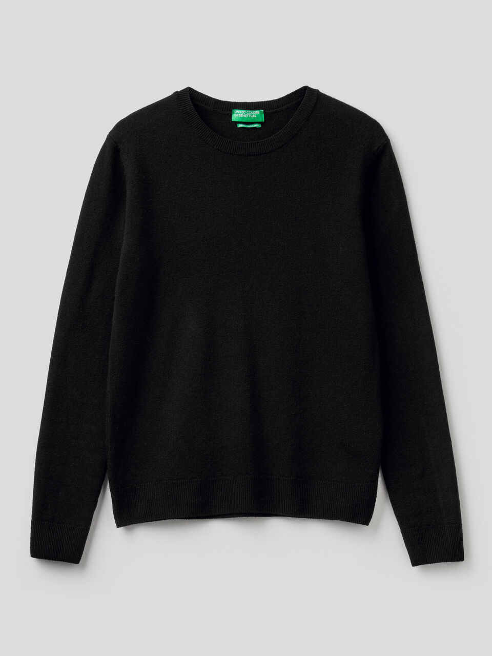 Pull col rond en pure laine vierge image number 1