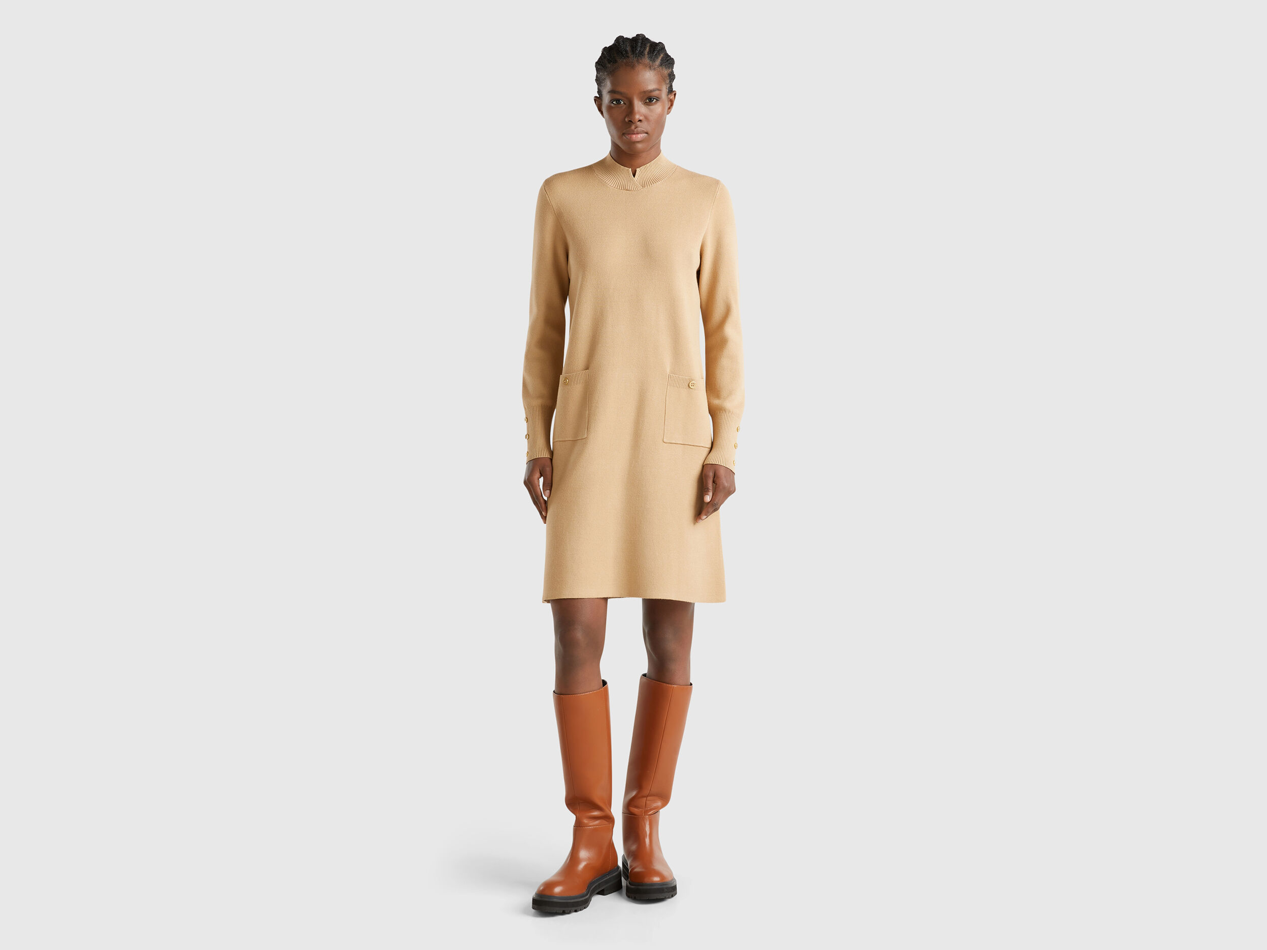 Robes en Maille Femme Nouvelle Collection Benetton