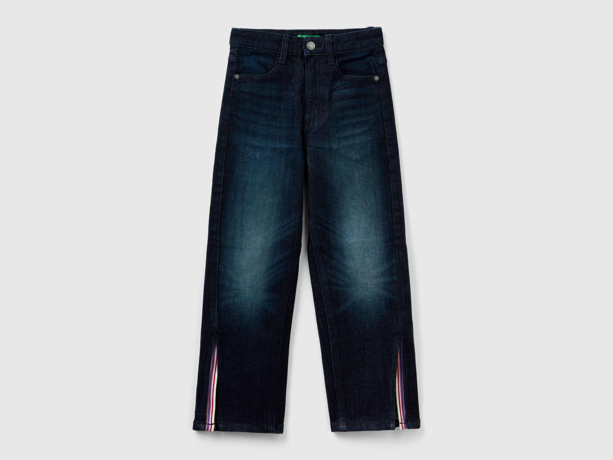 Jeans hotsell droit fendu