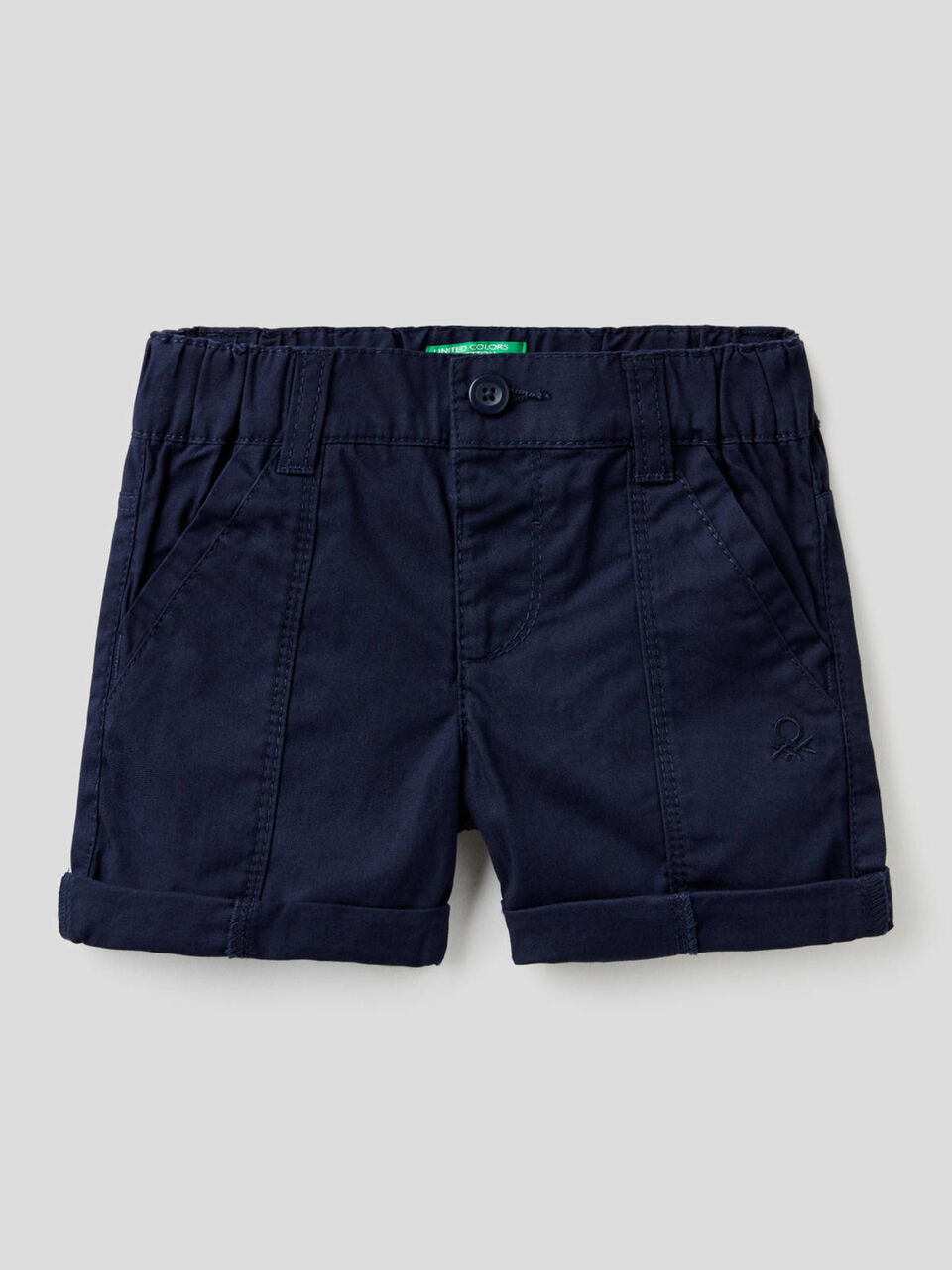 Short en toile de pur coton image number 1