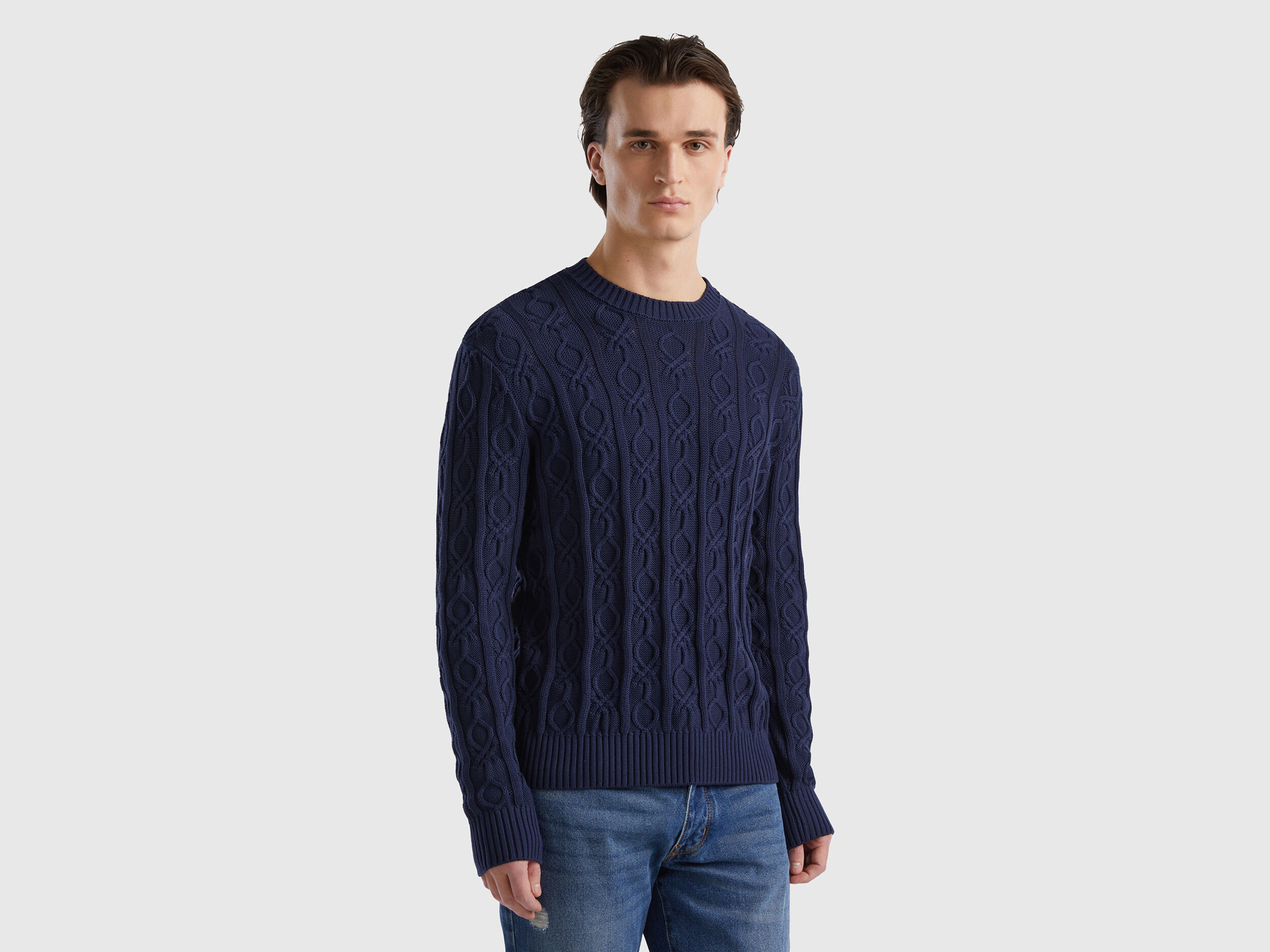 Pull sales homme benetton