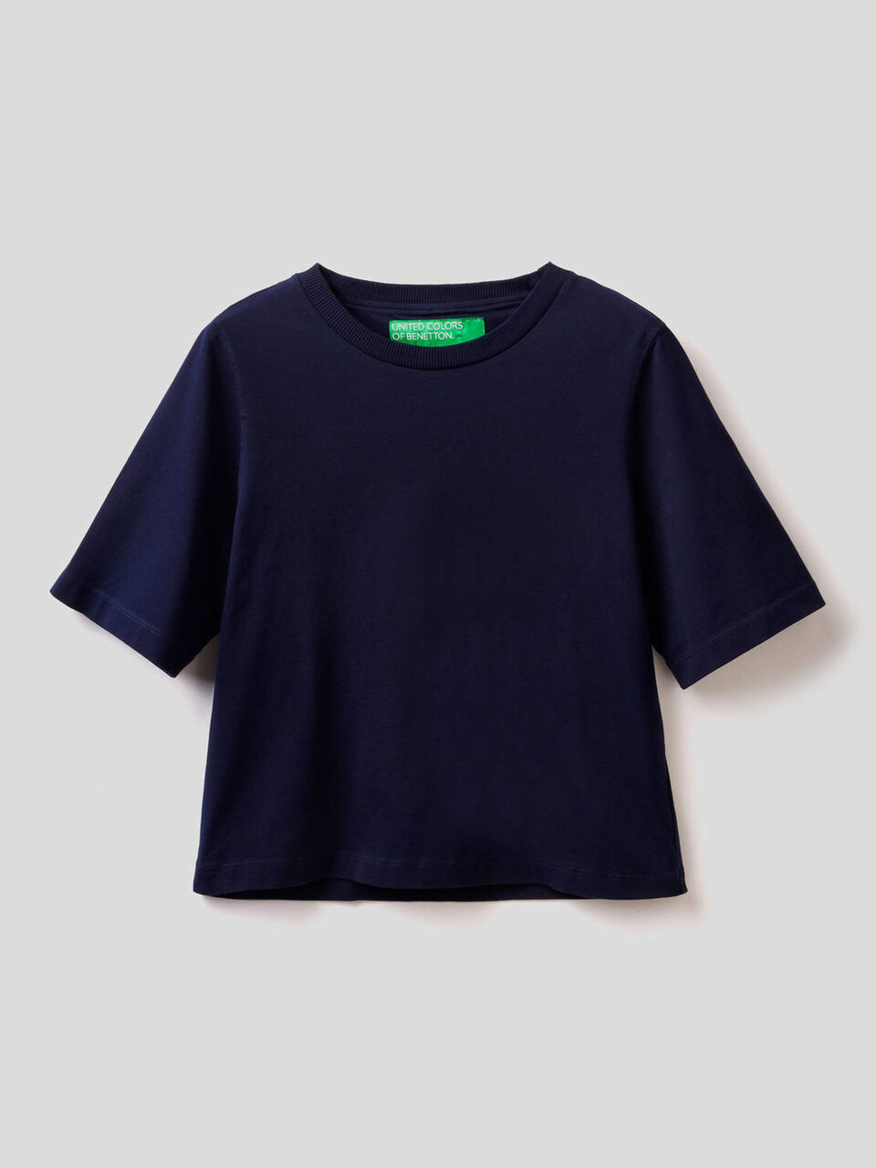 T-shirt coupe boxy 100% coton image number 1