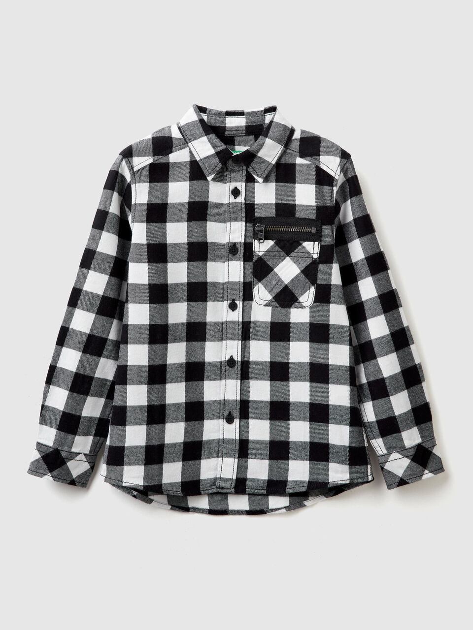Chemise à carreaux en flanelle image number 1