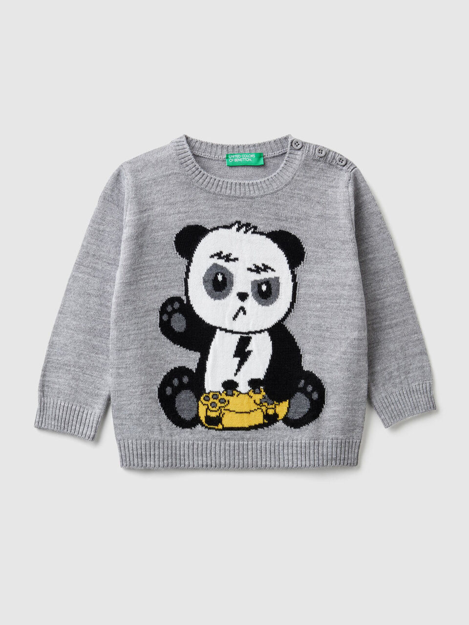 Pull avec motif en intarsia image number 1