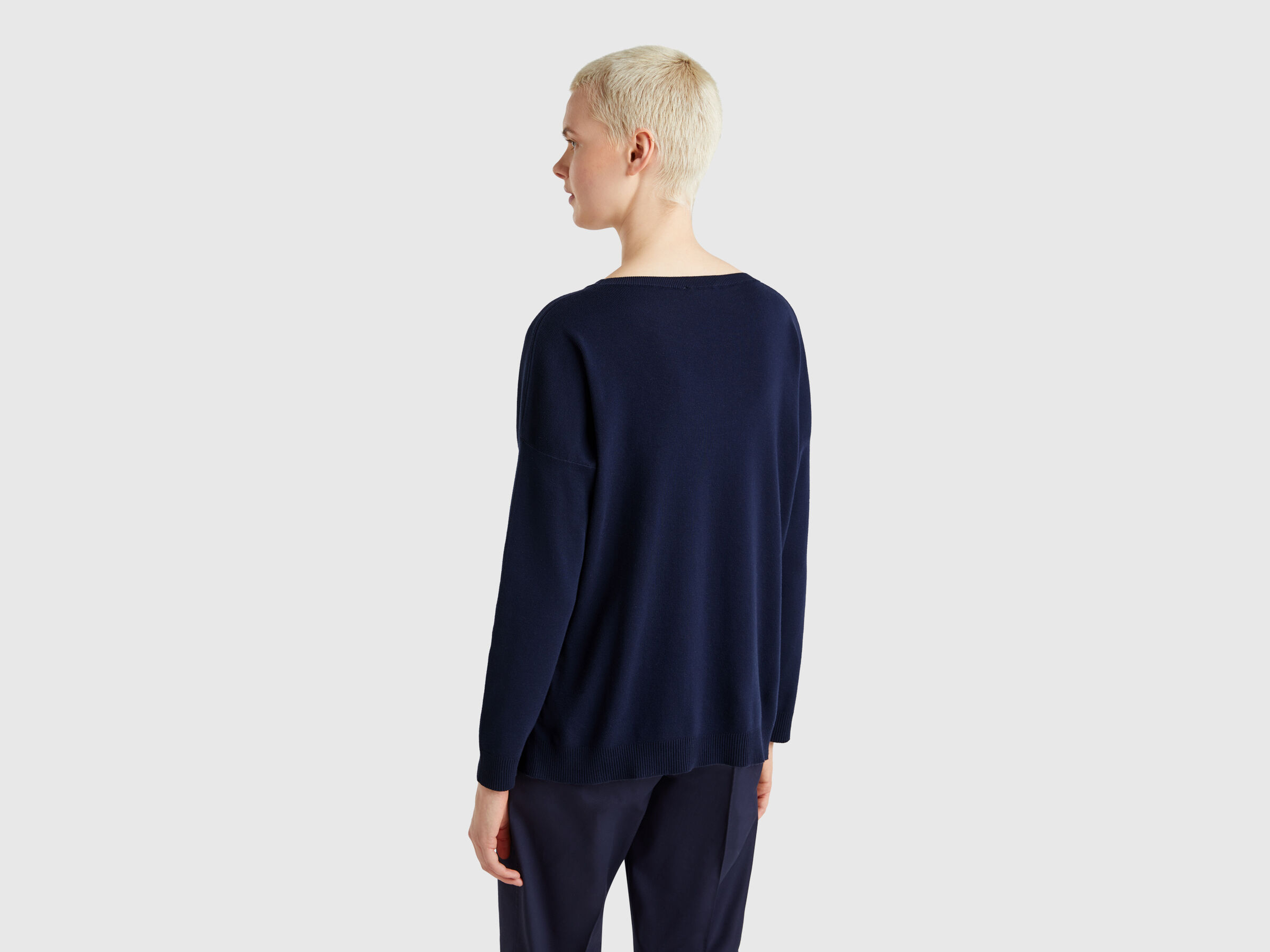 BOAT-NECK SWEAT.L/S Femme image number 1