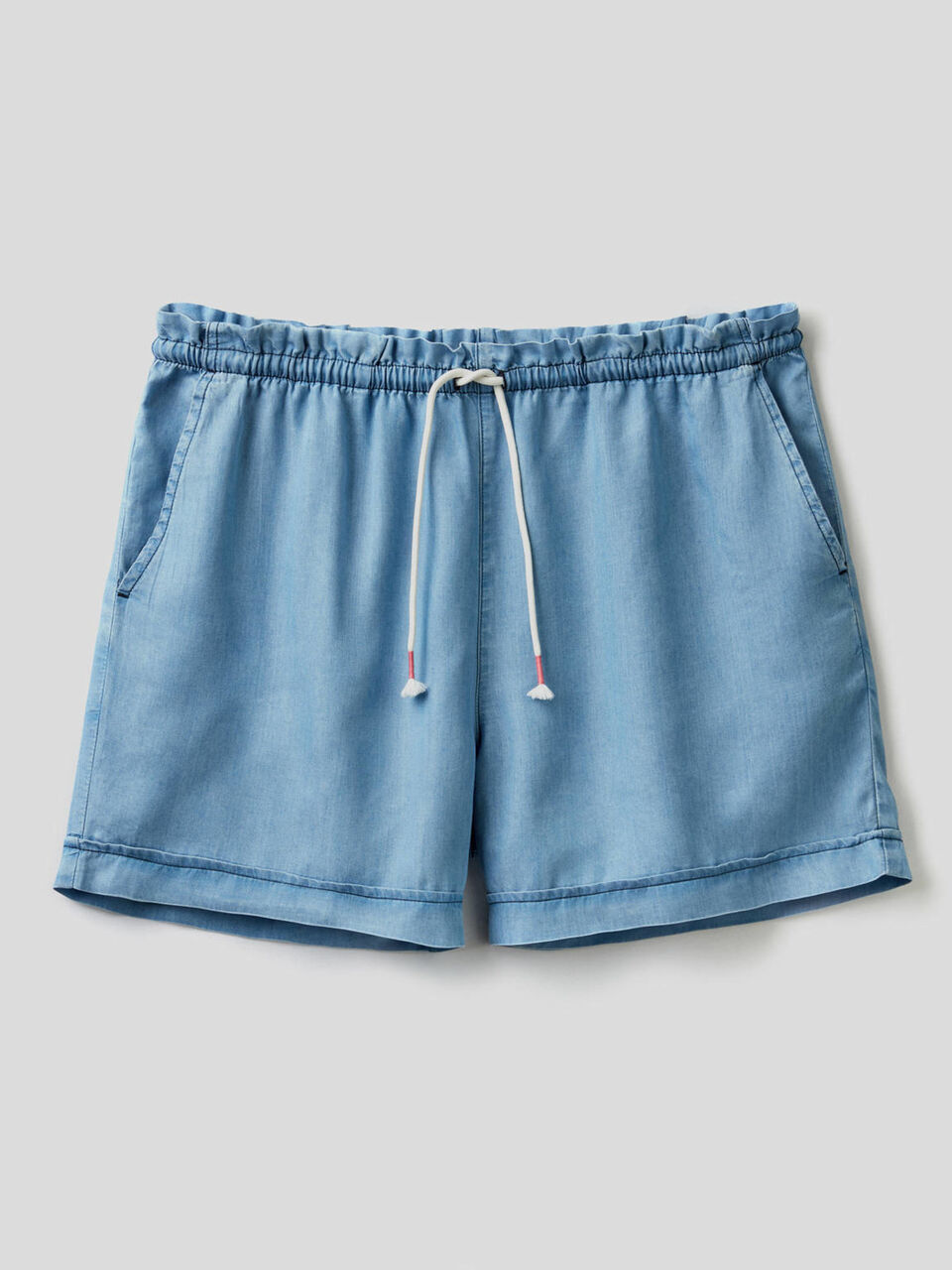 Short fluide effet jeans image number 1