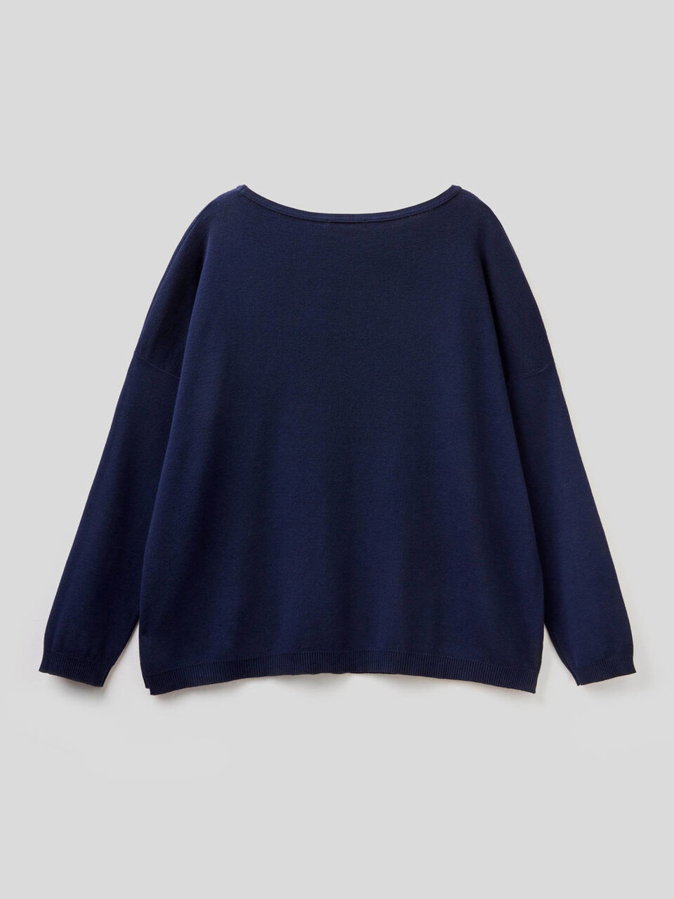 Pull en coton avec encolure ronde image number 2