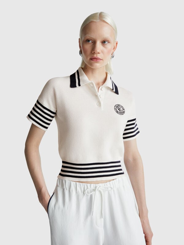 Pull avec col Femme