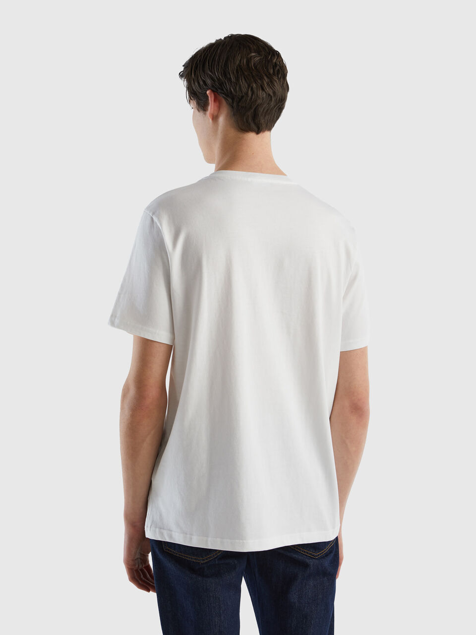 T-shirt Uni Blanc - Basique 100% Coton Bio GOTS