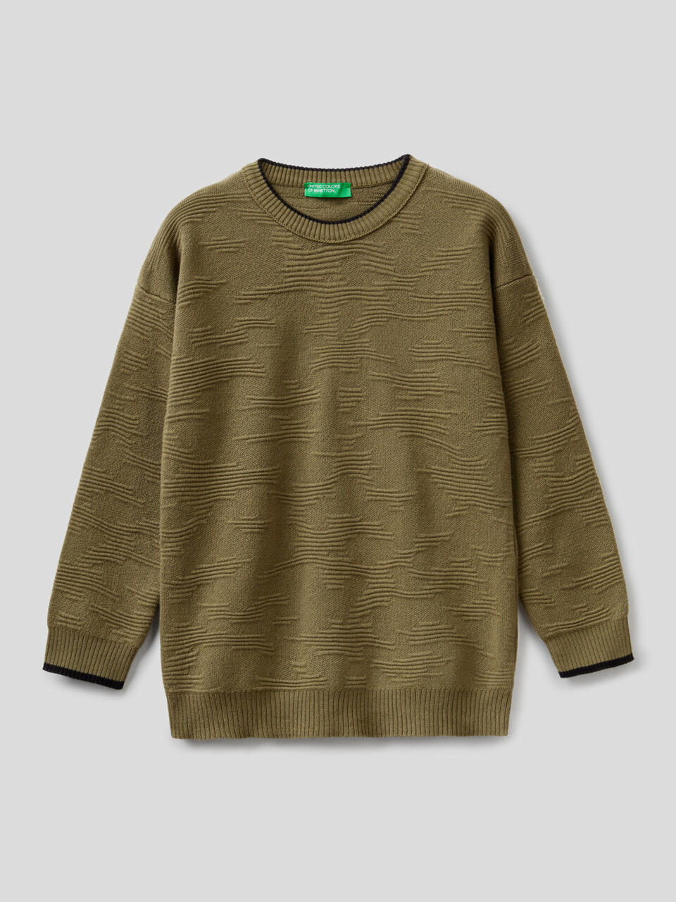 Pull travaillé 100 % coton image number 1
