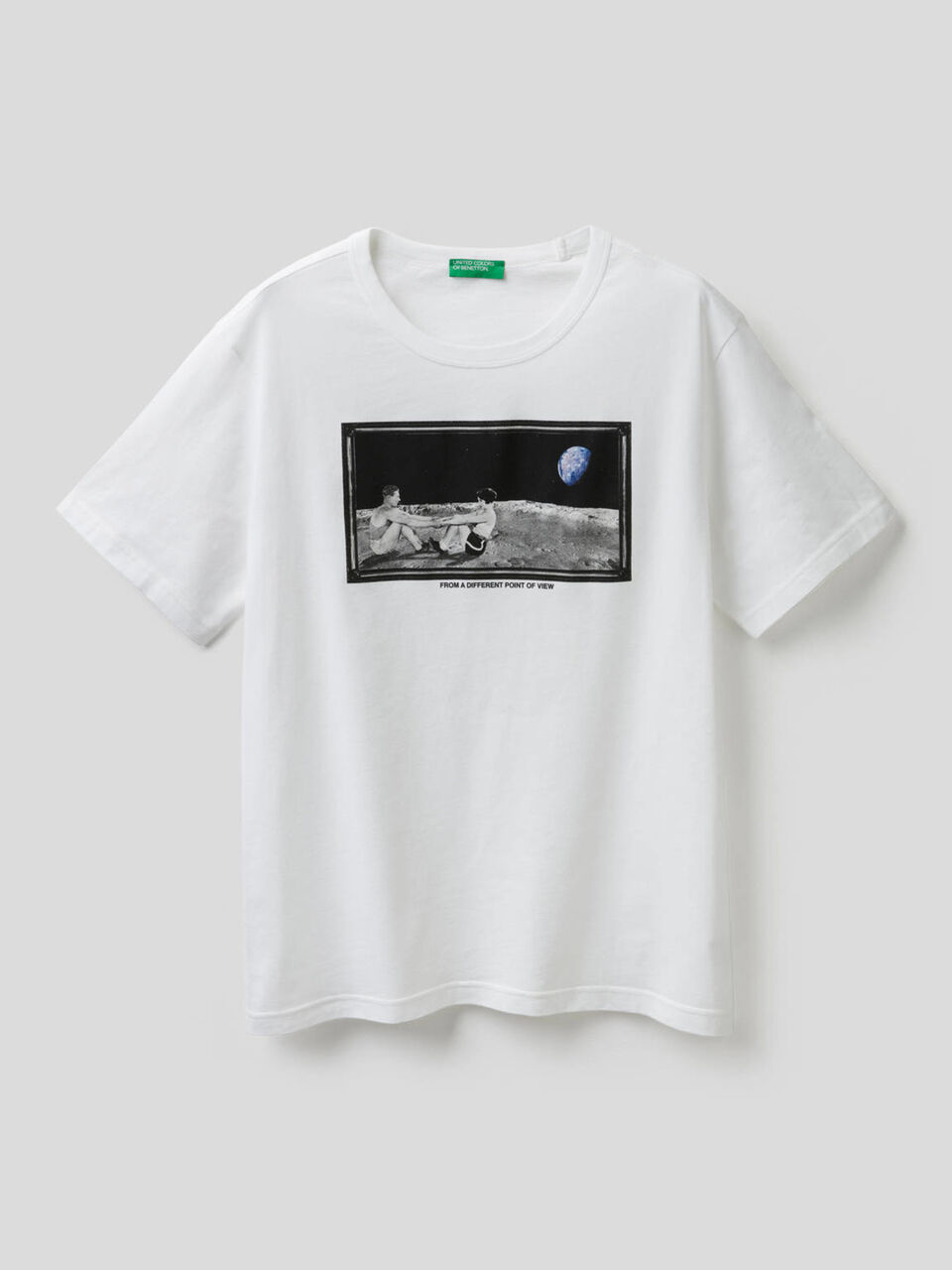 T-shirt avec imprimé en coton bio image number 1