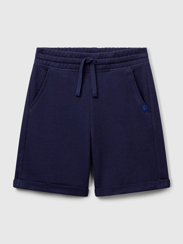 Bermuda en molleton pur coton Garçon