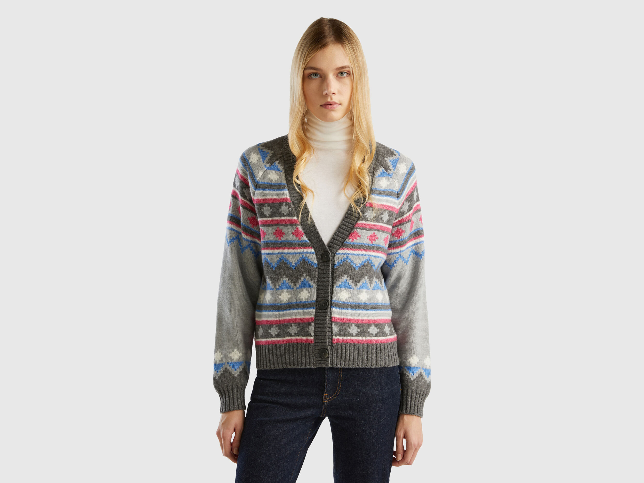 Gilet jacquard 2025 femme