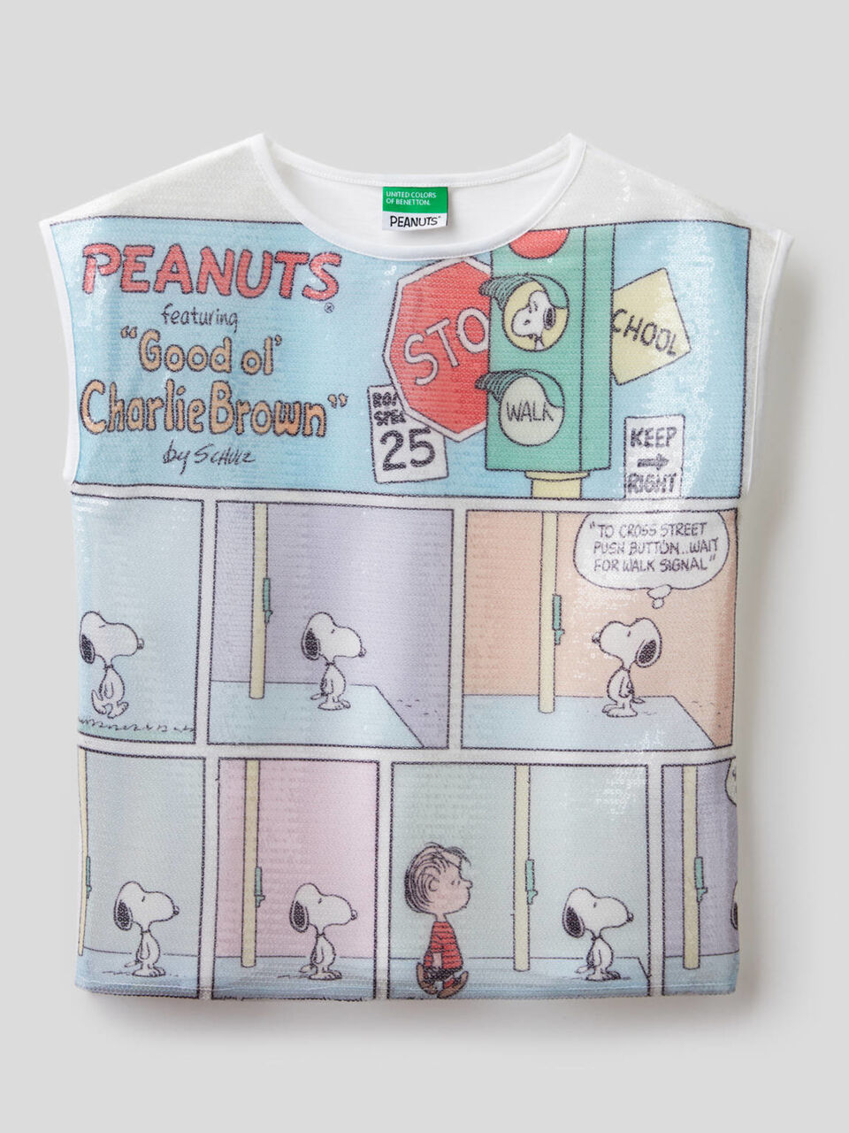 T-shirt Peanuts avec paillettes image number 1
