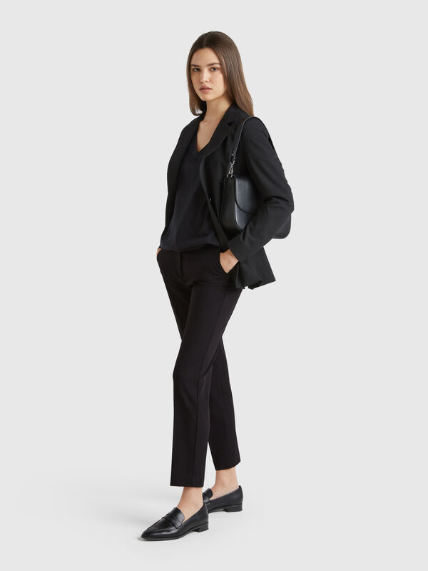 Pantalon fluide coupe slim Femme