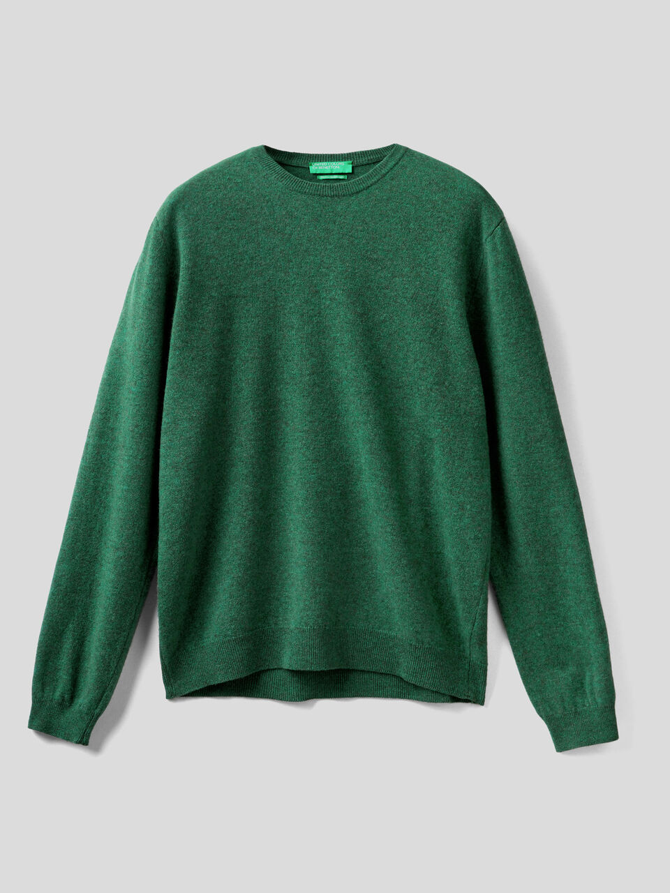 Pull col rond en pure laine vierge image number 1