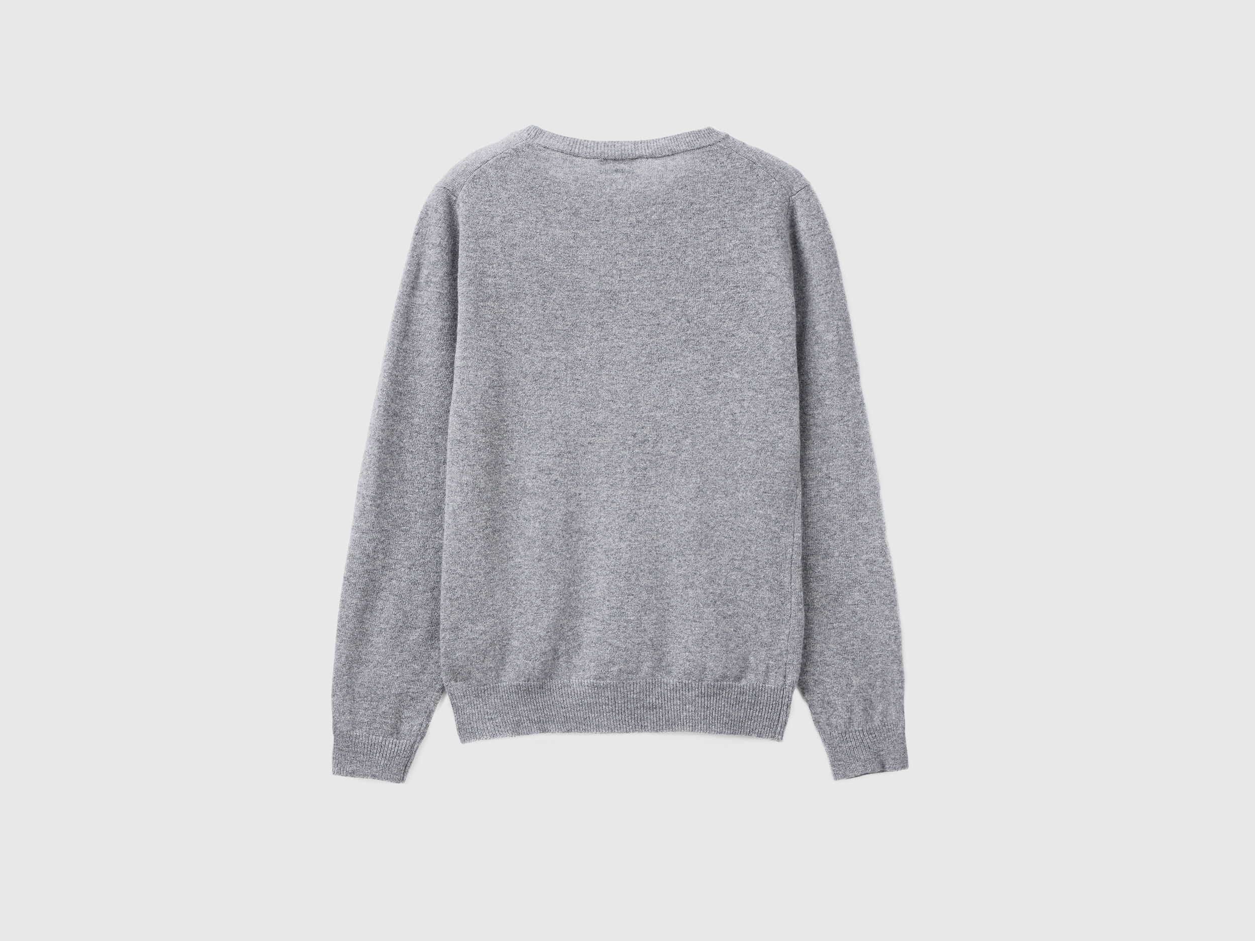 Pull gris en laine sales