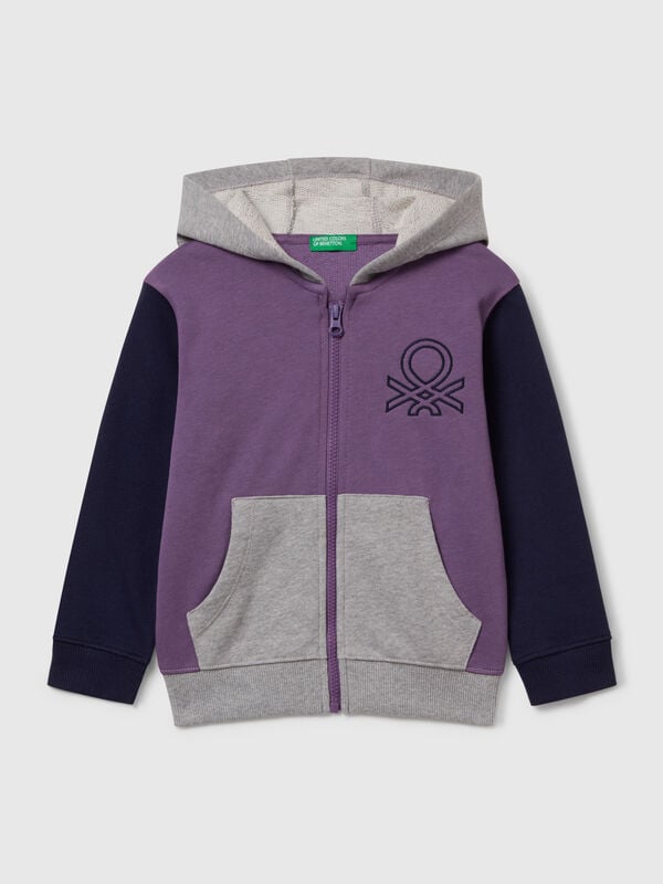 Sweat à capuche avec broderie Garçon