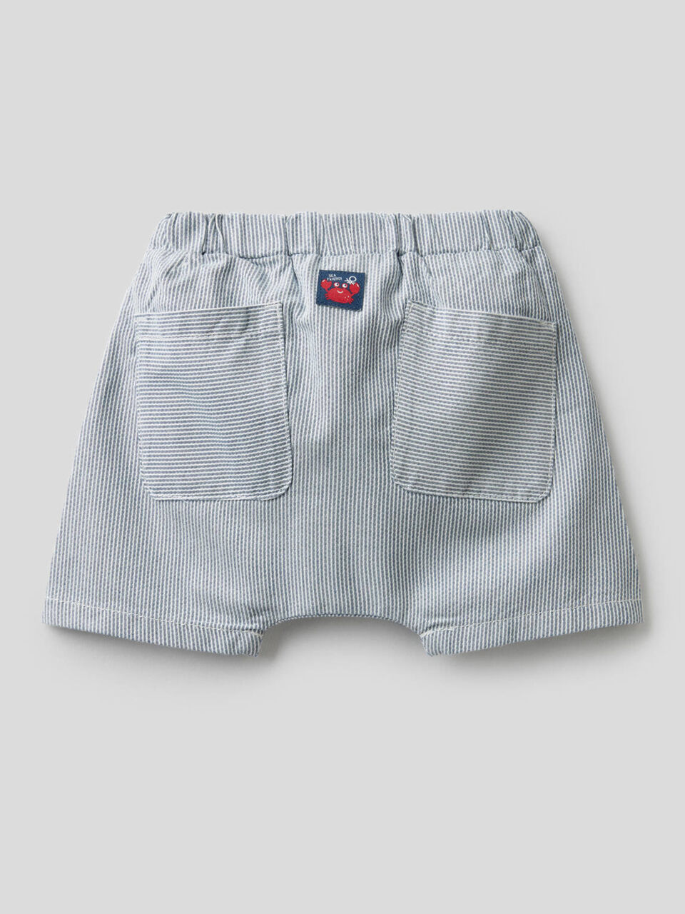 Short à rayures en pur coton image number 2