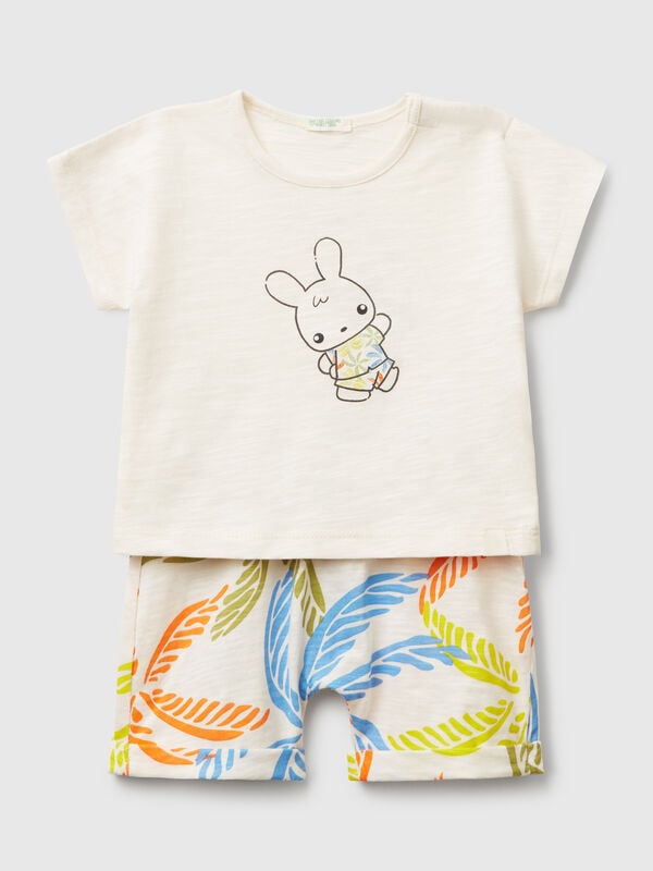 Ensemble t-shirt et short léger Naissancede