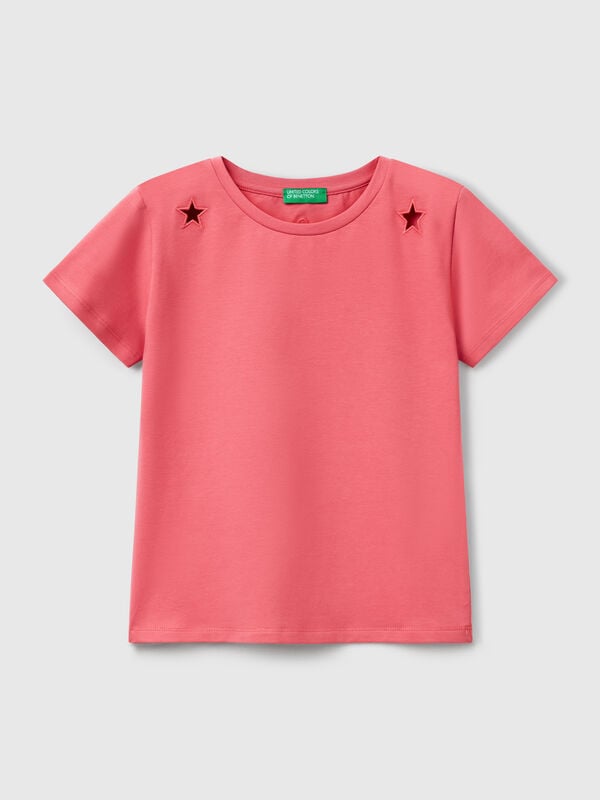 T-shirt avec motif découpé Filles