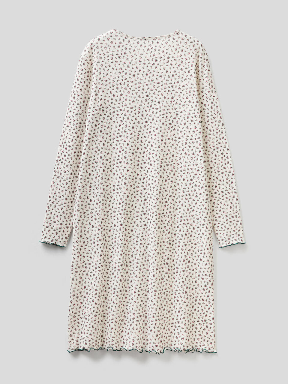Chemise de nuit à motif en 100% coton image number 2