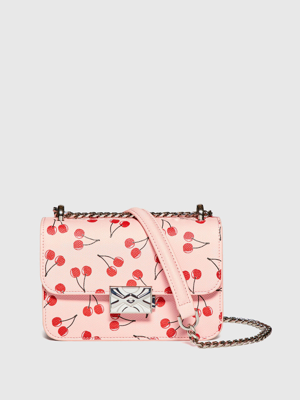 Petit sac Be Bag rose avec cerises
