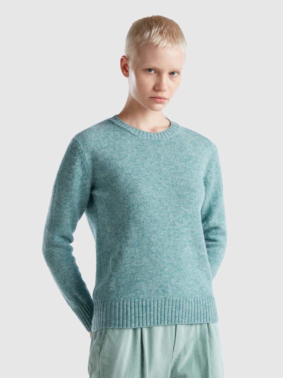 Pull laine clearance femme benetton