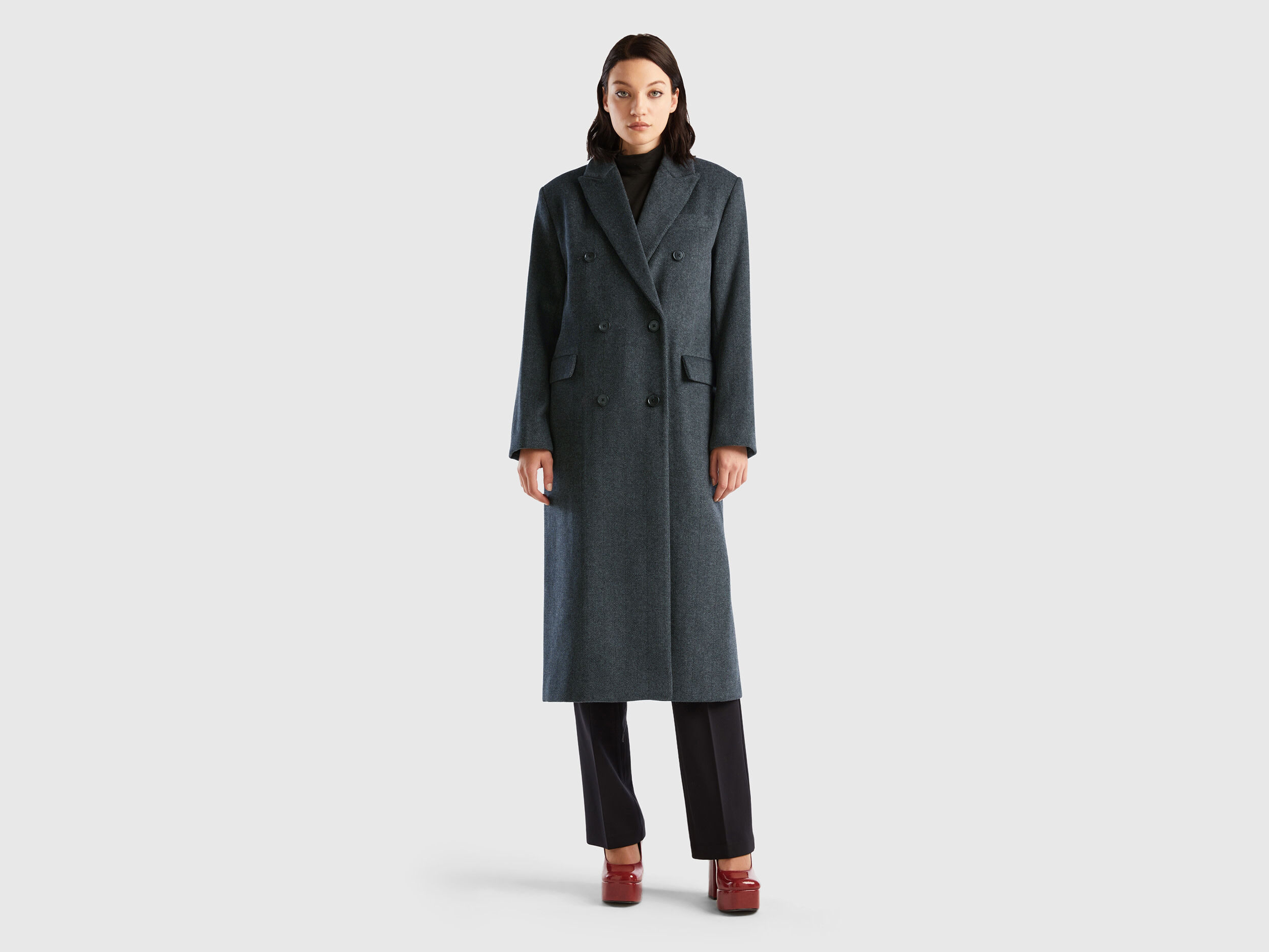 Manteau double boutonnage hotsell femme