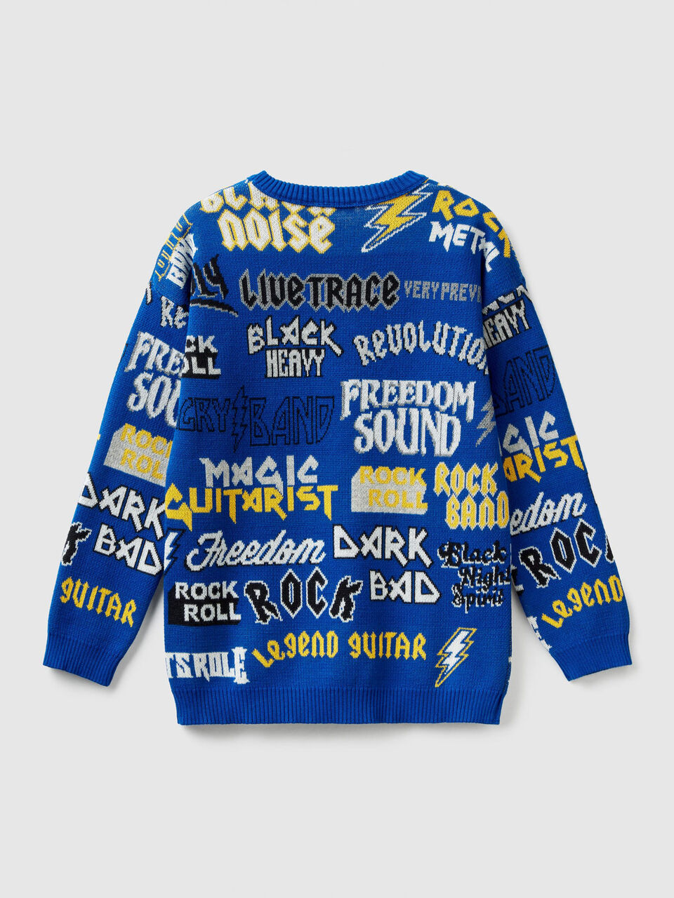 Pull en coton avec motifs image number 2