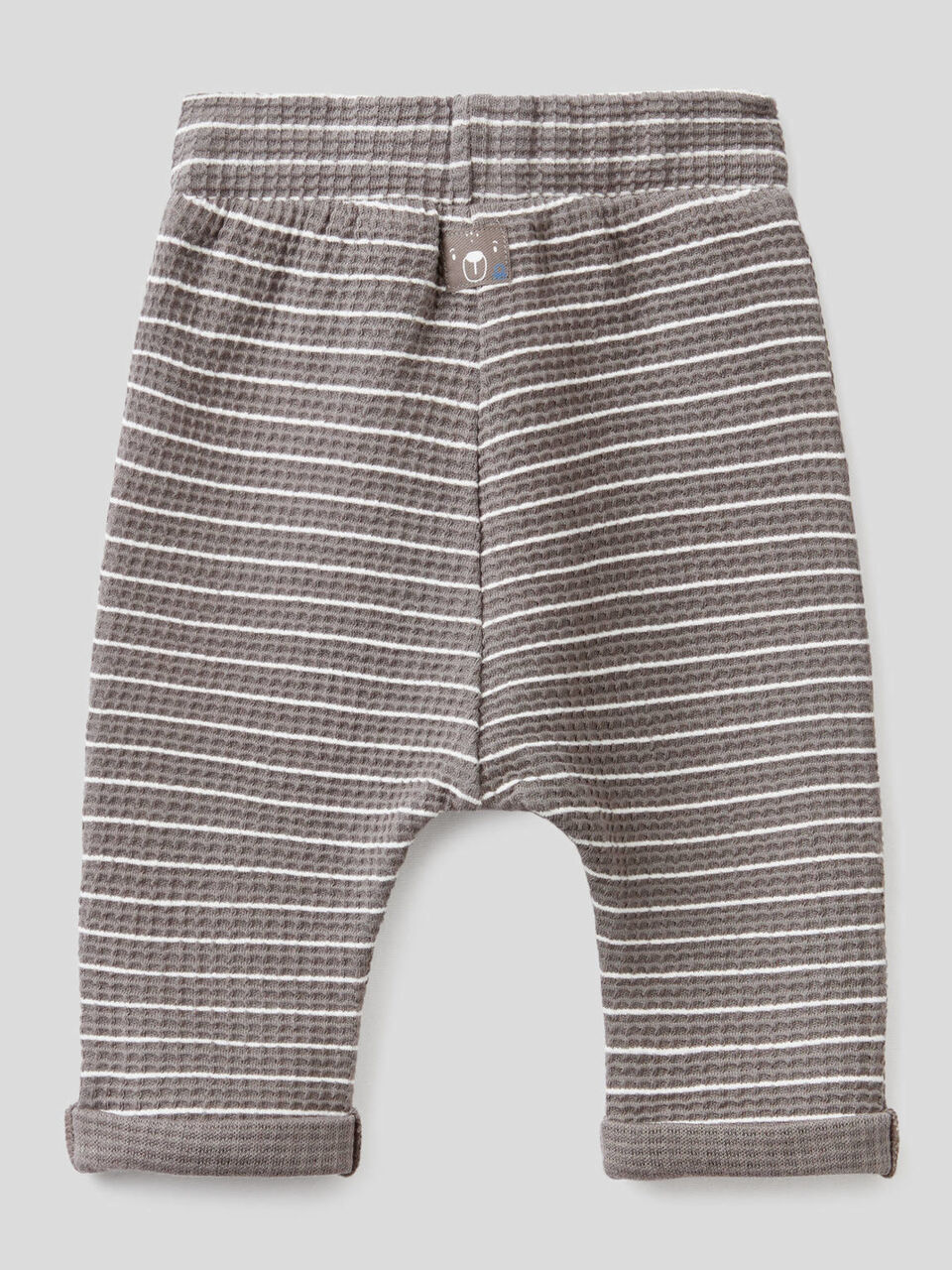 Pantalon à rayures en coton bio image number 2