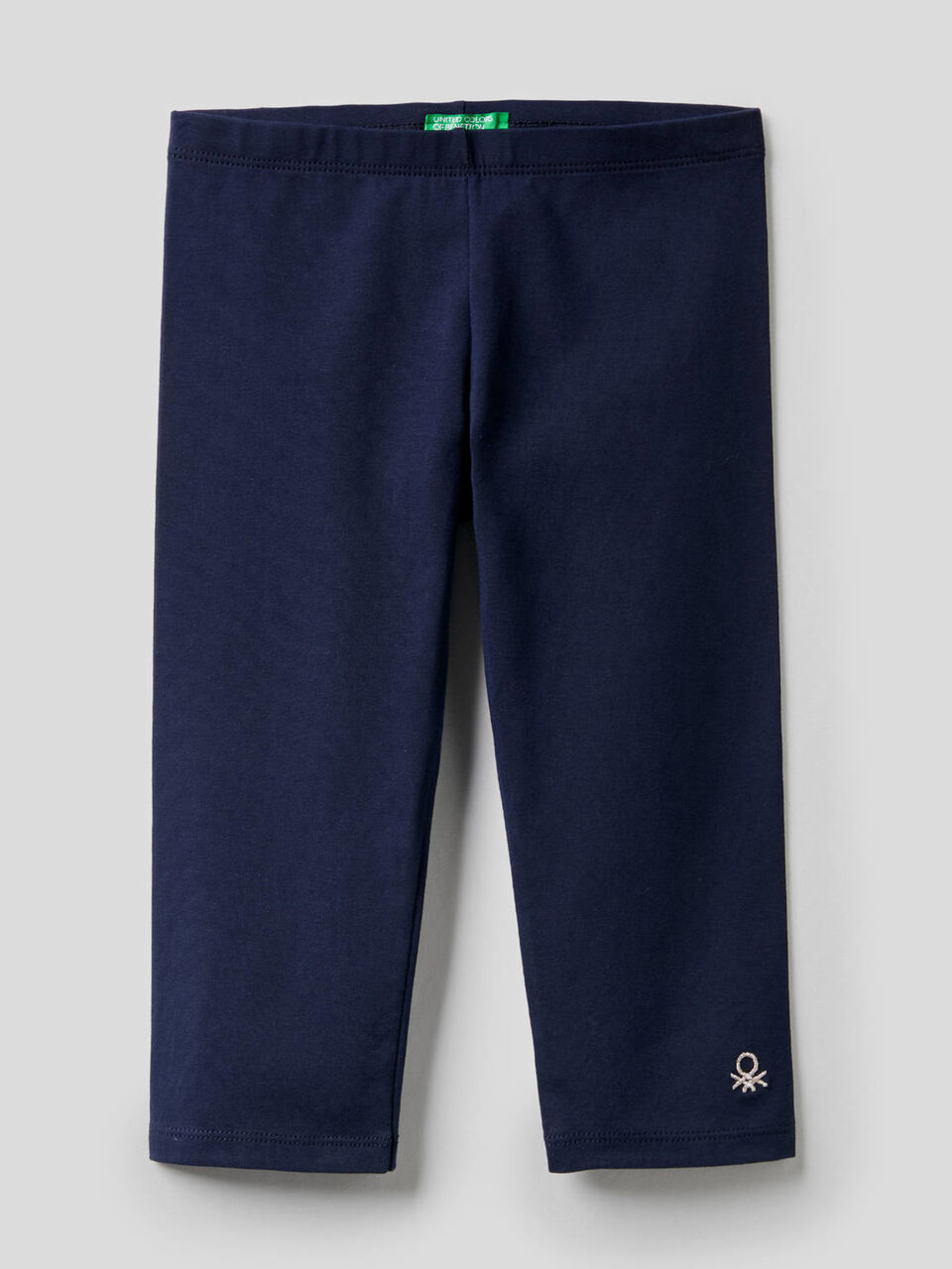 Legging 3/4 en coton stretch image number 1
