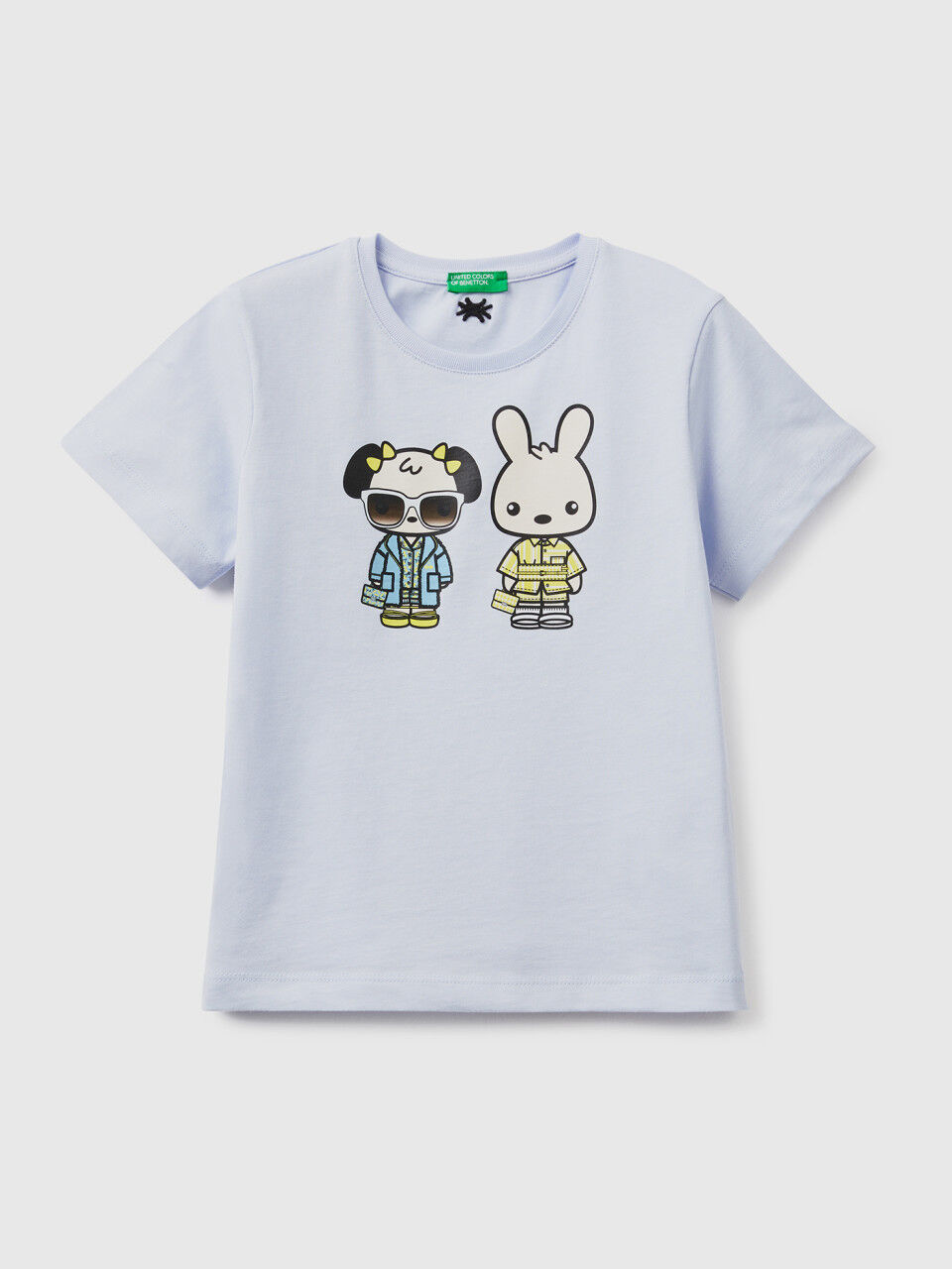 T-shirt bleu clair Be Family