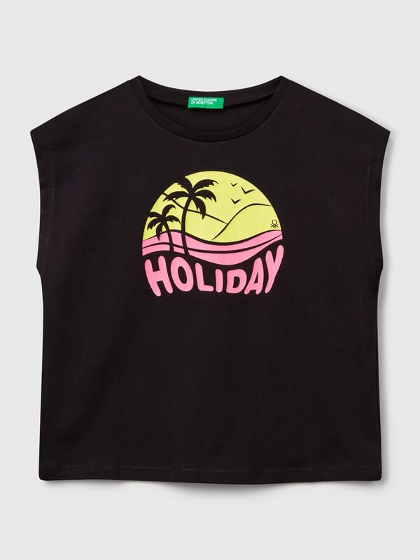 T-shirt à imprimé fluo Filles