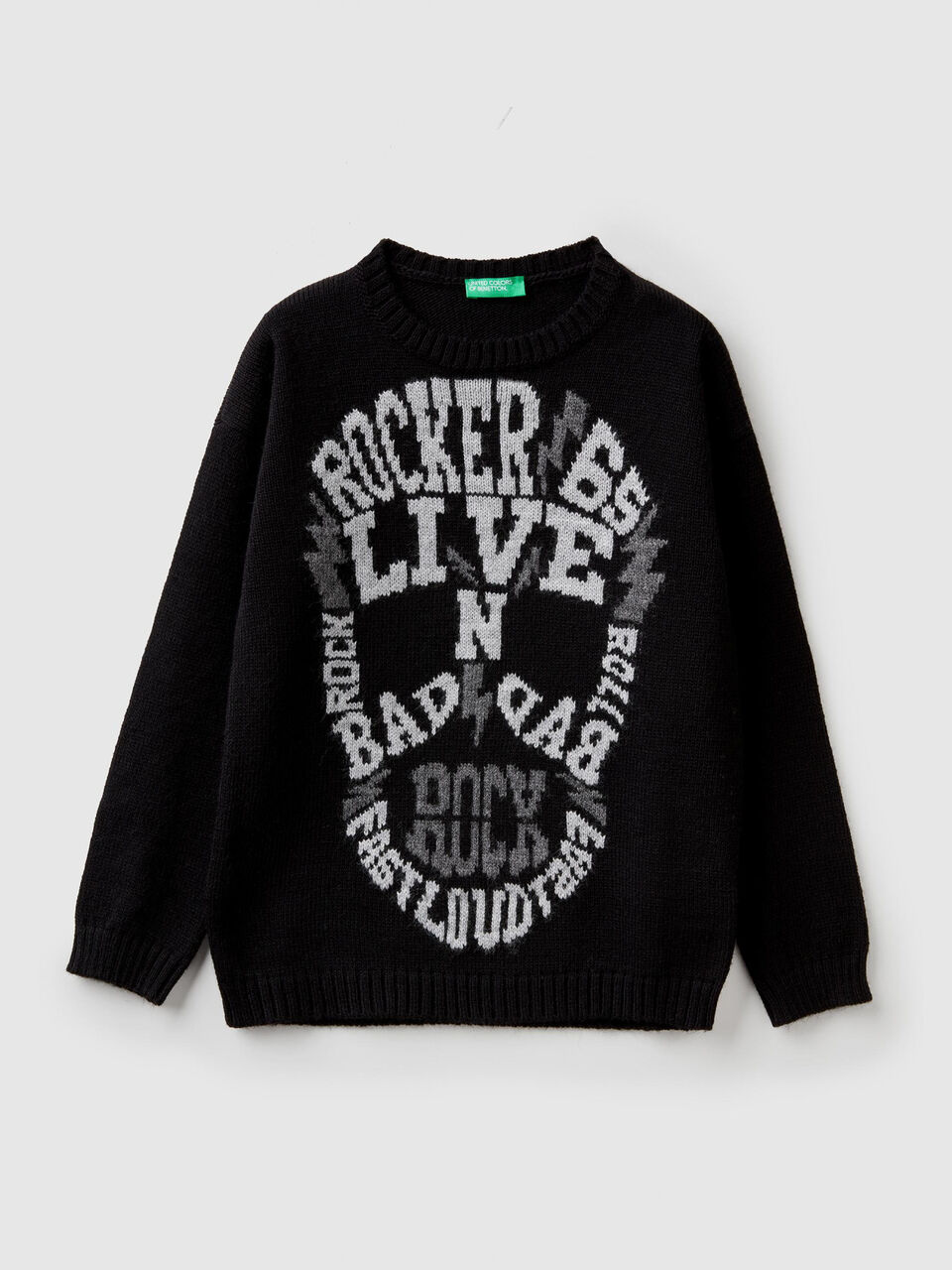 Pull avec motif en intarsia image number 1