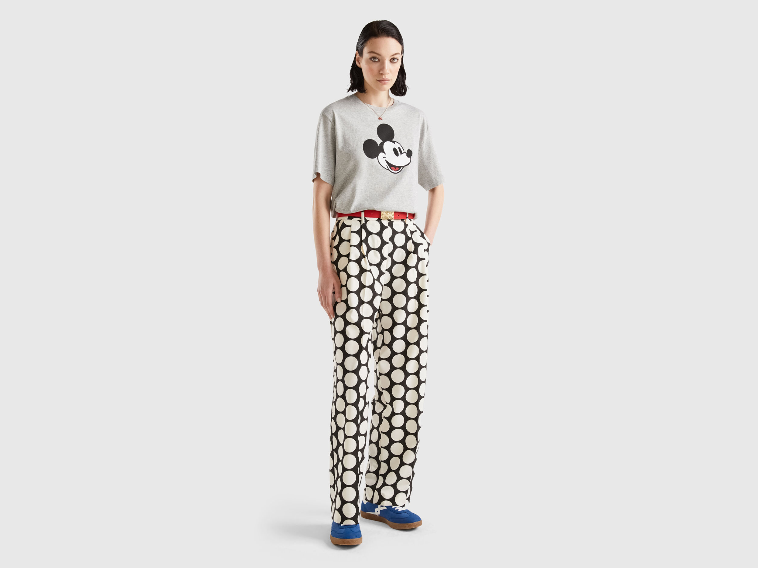 Pantalon a pois femme deals