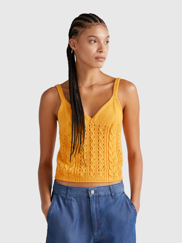 Haut en crochet Femme