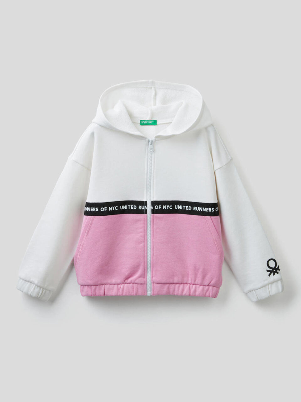 Sweat color block avec capuche image number 1